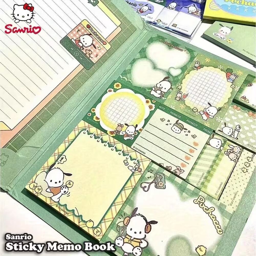 #6142 Sticky Notebook 550 ct   - Pochacco